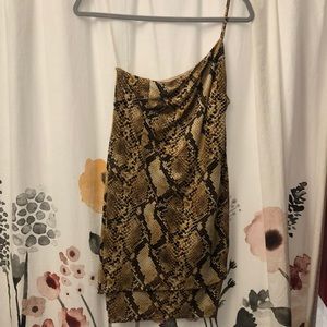 Snakeskin dress